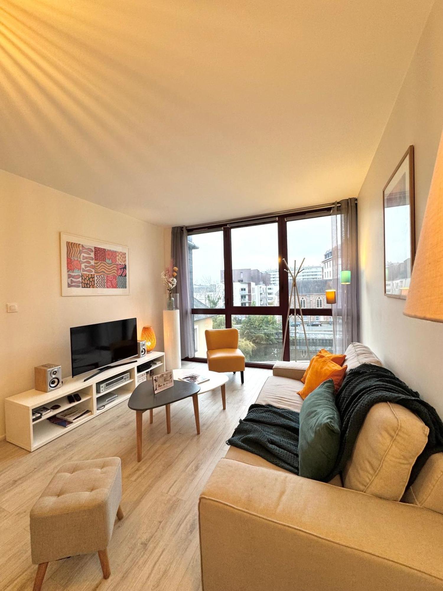 Le Nantais, Centre De Rennes Avec Garage Prive Daire Dış mekan fotoğraf